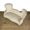 M-7009 Antique French Style Painted Salon Sofa (3)