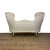 M-7009 Antique French Style Painted Salon Sofa (6)
