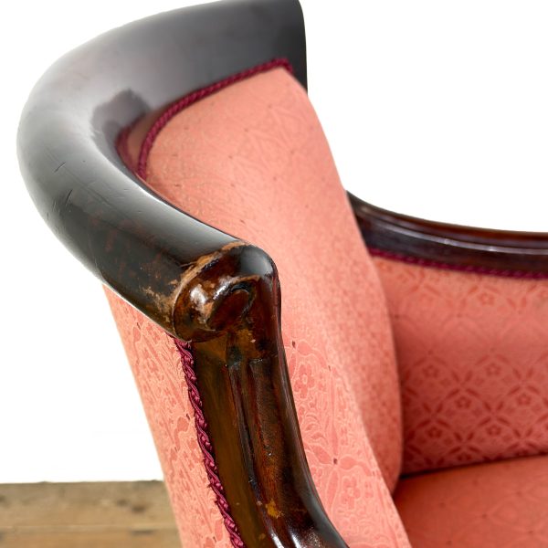 M-7011 Regency Style Mahogany Framed Armchair (7)