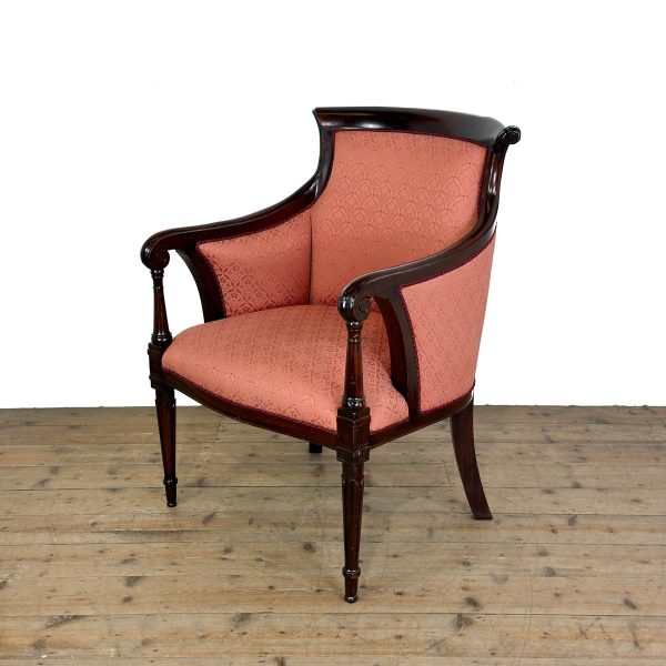 M-7011 Regency Style Mahogany Framed Armchair (8)