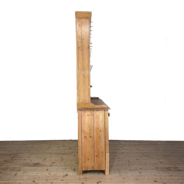 M-7016 Antique Victorian Pine Kitchen Dresser (1)