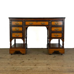 M-7019 Antique Aesthetic Movement Double Sided Partners Desk