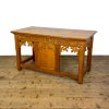 M-7030 Antique Gothic Revival Golden Oak Welsh Chapel Al