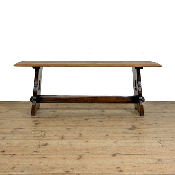 M-7036B Vintage Oak Refectory Style Coffee Table (2)