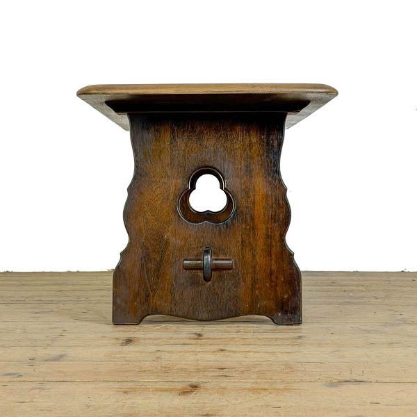 M-7036B Vintage Oak Refectory Style Coffee Table (5)