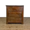 M-7038 Antique 19th Century Oak Coffer (1)