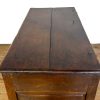 M-7038 Antique 19th Century Oak Coffer (7)