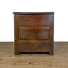 M-7038 Antique 19th Century Oak Coffer (8)