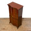 M-S027 Antique Mahogany Serpentine Chest on Chest (6)
