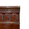 M-S027 Antique Mahogany Serpentine Chest on Chest (9)