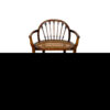 Cane Seat Chair with Arrow Shaped Splats (8)